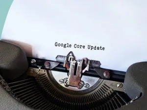 typing text on a typing machine