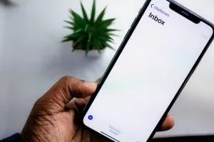 a person holding a phone
