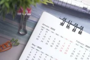 a calendar of 2022 as a symbol of our topic - How to Write a Press Release in 2022