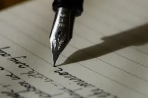 writing a letter