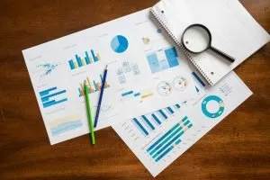 Infographic on paper