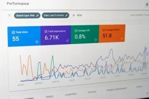 Website graphic statistics