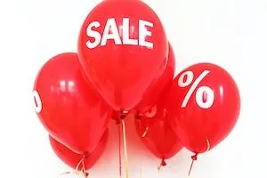 using sale balloons to promote Your Business