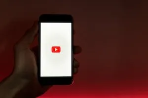 YouTube app on the phone