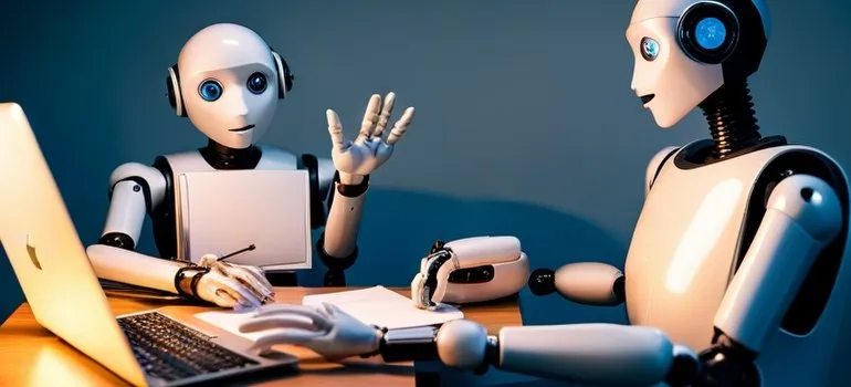 two robots