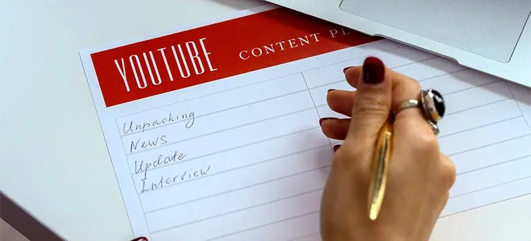 making a plan for video content as a 2024 SEO trends strategy