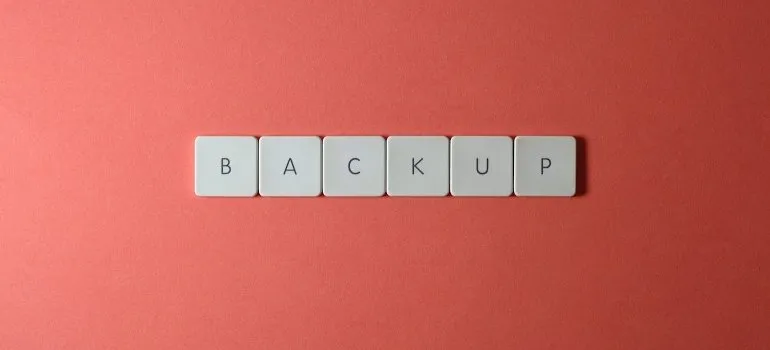a word backup
