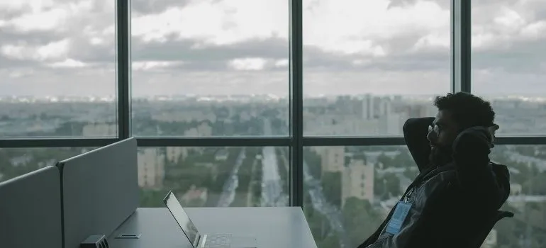 man thinking about the shift to voice search
