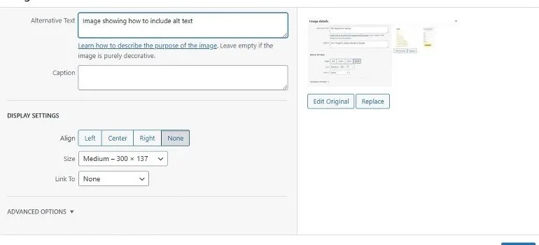 image showing how to include alt text